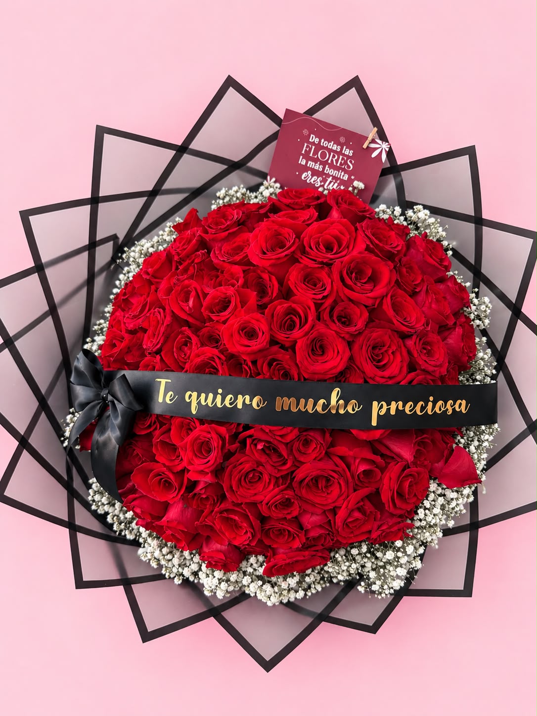 Ramo buchón Bonita (100 rosas)