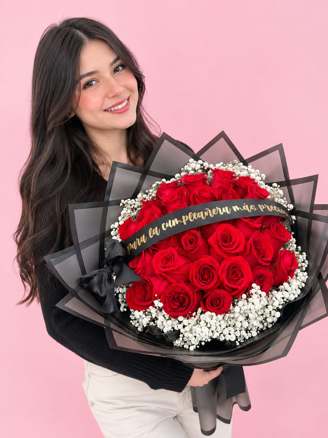 Ramo buchón Bonita (30 rosas)