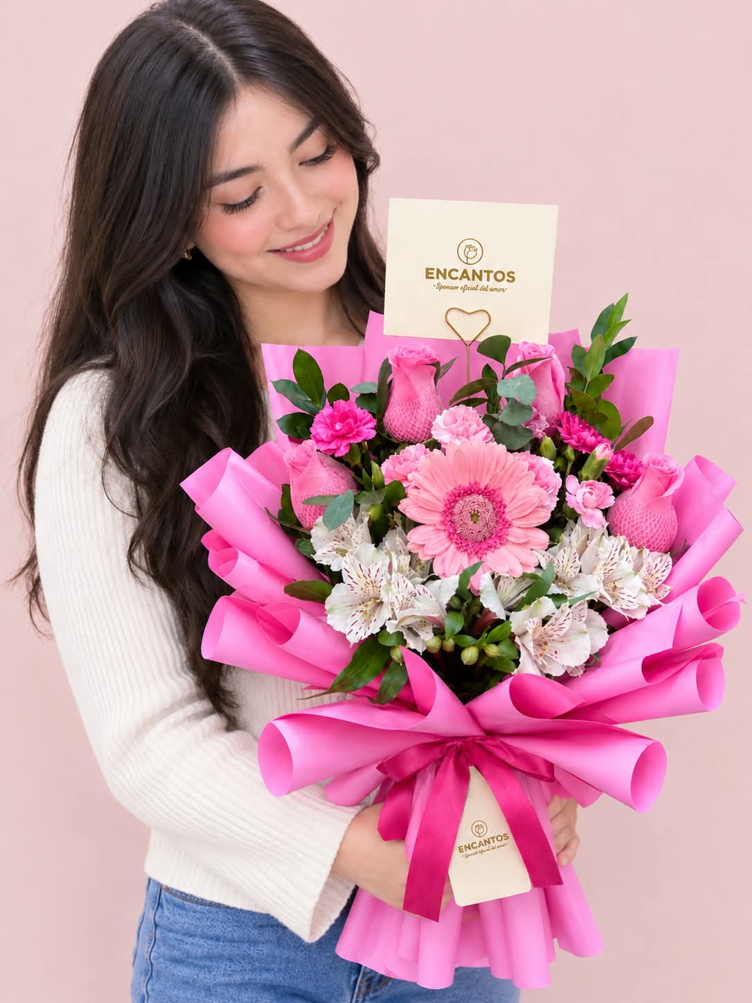Ramo Dulzura Rosa