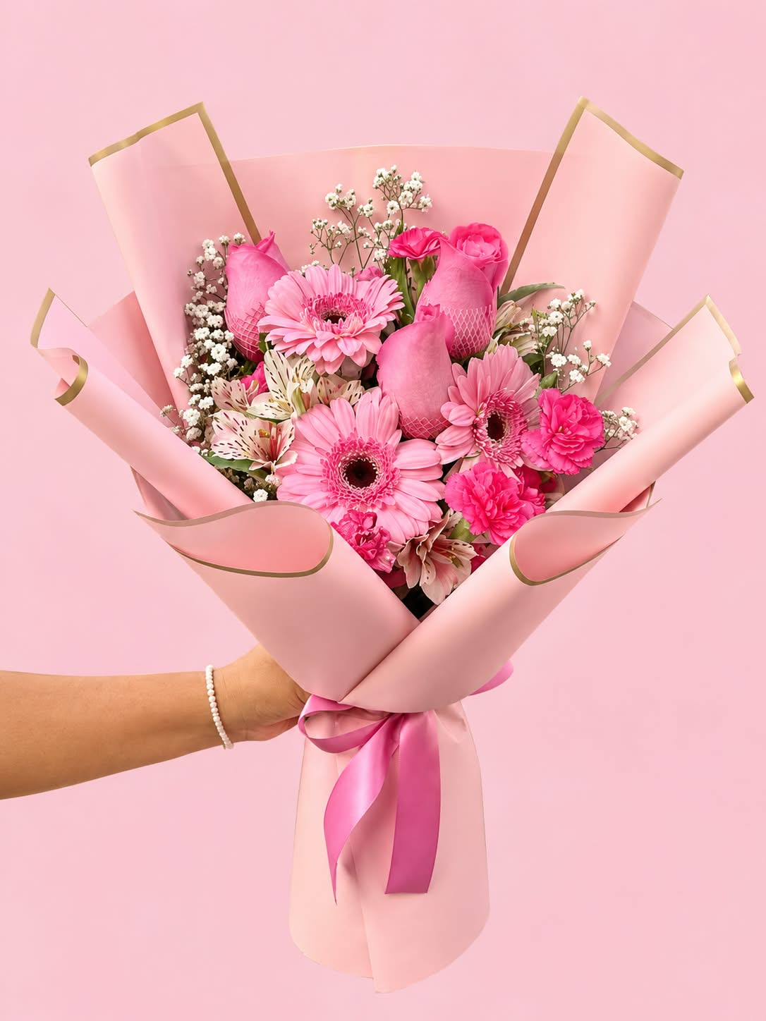 Ramo Gerberas y Alegría