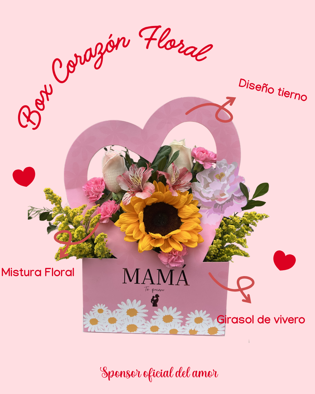Box Corazón Floral